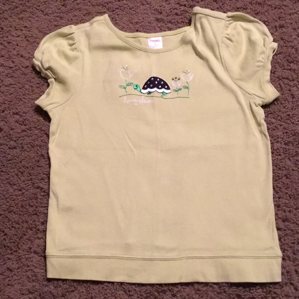 Vintage Gymboree Prep Club “turtle” short sleeved top Size 9
